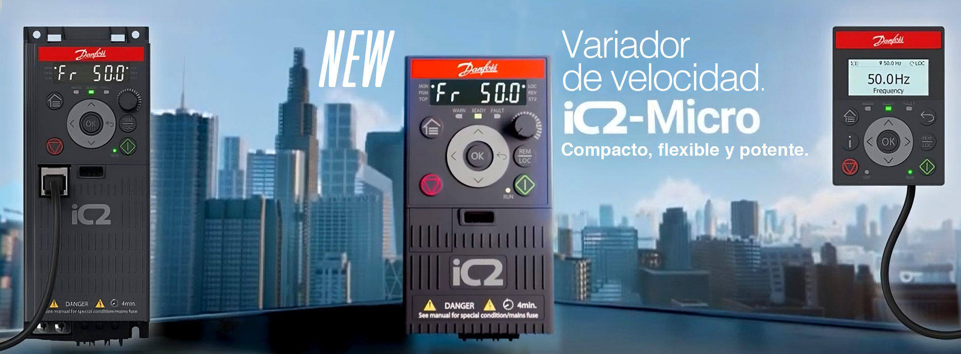 Slider del producto iC2-Micro de Danfoss