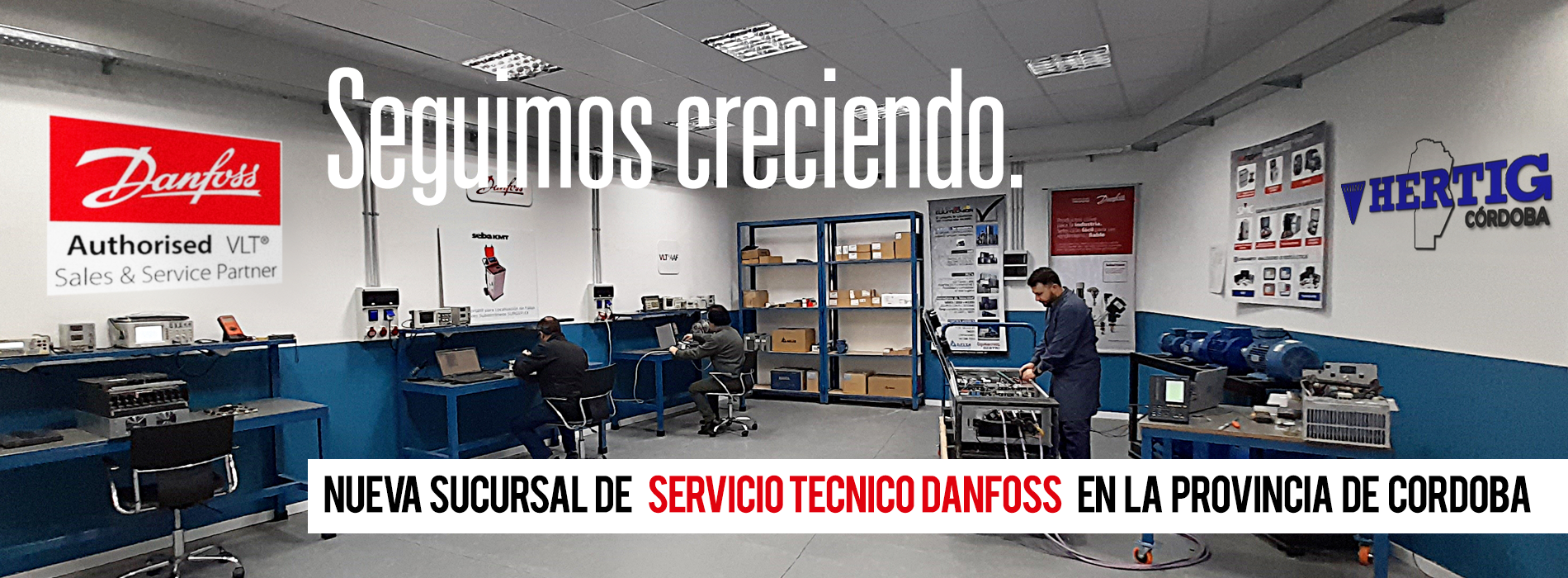 Slider de servicio técnico en laboratorio de Equitécnica